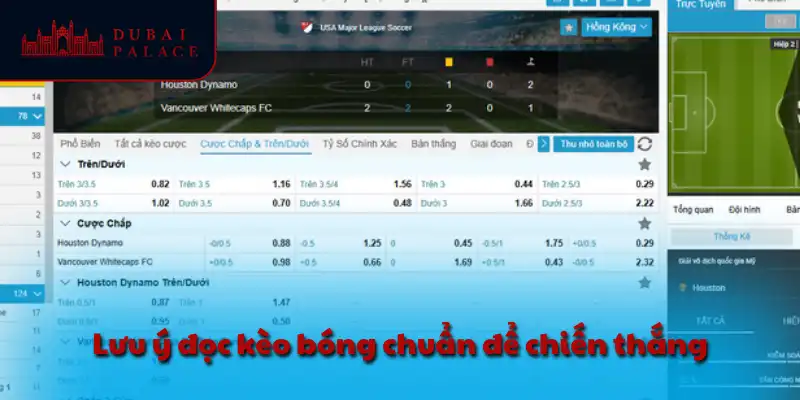 Lưu ý đọc kèo bóng chuẩn để chiến thắng